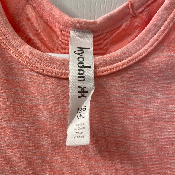 Kyodan fitted Fitness shirt peach medium workout - Picture 3 of 4